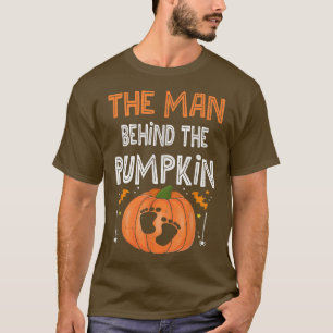 T-shirt The Man Behind The Pumkin Pregnancy Halloween