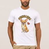 T-shirt The Mighty Micro Dog Portrait - Chihuahua (Devant)