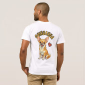 T-shirt The Mighty Micro Dog Portrait - Chihuahua (Dos entier)