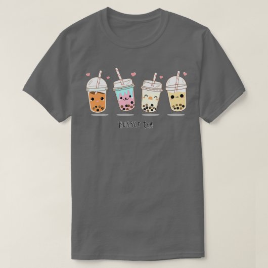 T-shirt Thé mignon à bulle 7 (Design devant)
