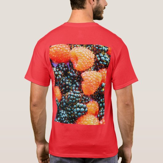 T-shirt "The Mix of Berries" jolie photo. Commandez dès ma (Dos)
