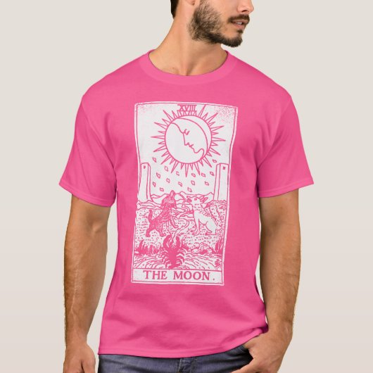 T-shirt The Moon Tarot Card (Devant)