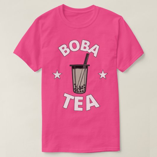 T-shirt Thé noir Boba (Design devant)