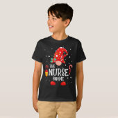 T-shirt The Nurse Gnome Matching Family Christmas Gnome Pa (Devant entier)