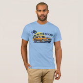 T-shirt The Ocean Is Calling Retro Beach Car Summer (Devant entier)