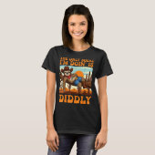 T-shirt The Only Squat I’m Doin’ Is Diddly Sloth Cowboy Fu (Devant entier)