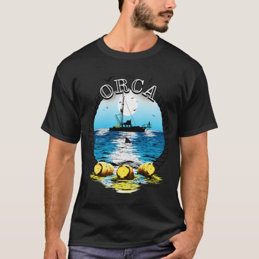 T-shirt The Orca Three Yellow Barrels (Devant)