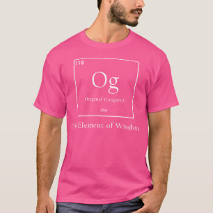 T-shirt The Original Gangster - Og - Chemise Rap - Hip hop