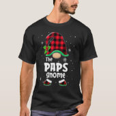 T-shirt The Paps Gnome Buffalo Plaid Christmas Matching Fa (Devant)