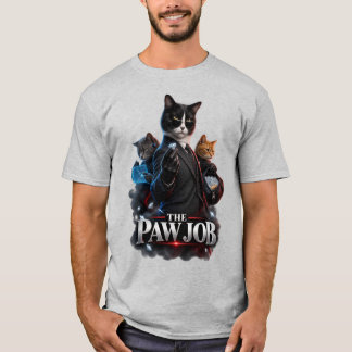 T-shirt The Paw Job Cat Heist