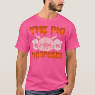 T-shirt The Pig Whisperer - Halloween Season Scary Pig Far