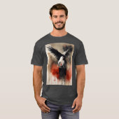 T-shirt "The Pigeon Post : Feathered Dispatches" (Devant entier)