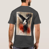 T-shirt "The Pigeon Post : Feathered Dispatches" (Dos)