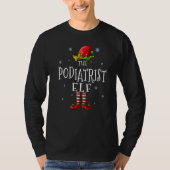 T-shirt The Podiatrist Elf Squad  Groupe Matching Christma (Devant)