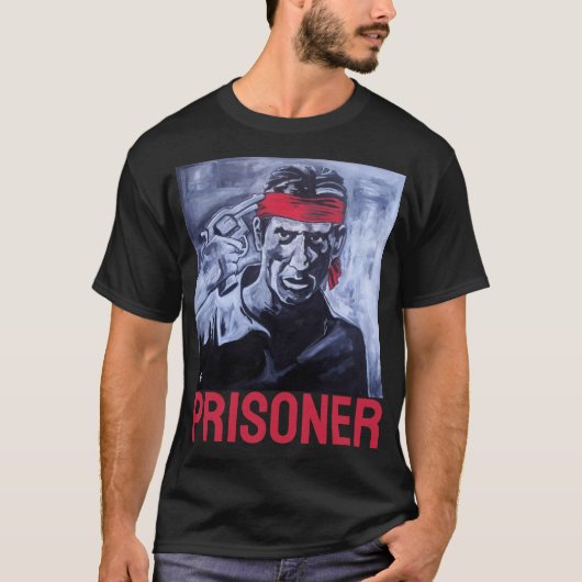 T-shirt The Prisoner Painting by Alfred Fox (Devant)