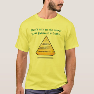 T-shirt THE-PYRAMID, ne me parlent pas au sujet de votre