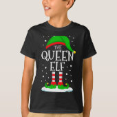 T-shirt The Queen Elf Christmas Family Matching Xmas Women (Devant)