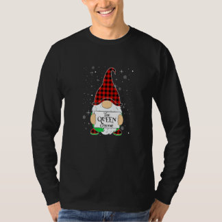 T-shirt The Queen Gnome Matching Christmas Gnome Buffalo P