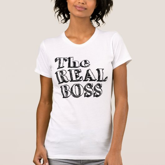 T-shirt The Real Boss (Devant)