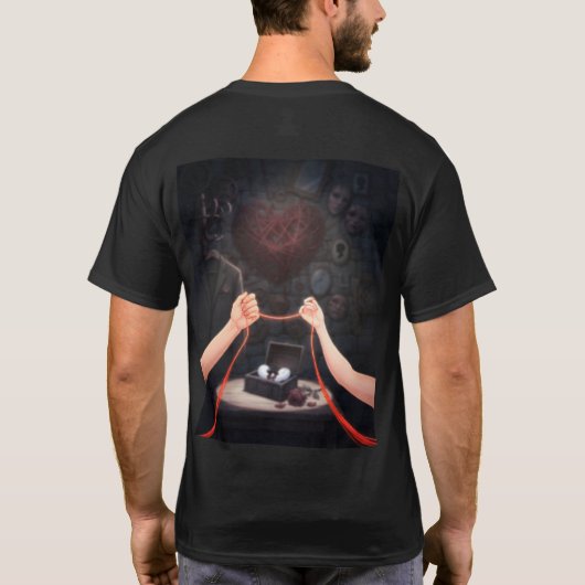 T-shirt The Red Thread of Fate Dark Aesthetic (Dos)