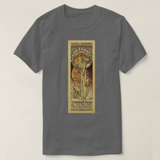 T-shirt The Samaritan by Alphonse Mucha (Design devant)