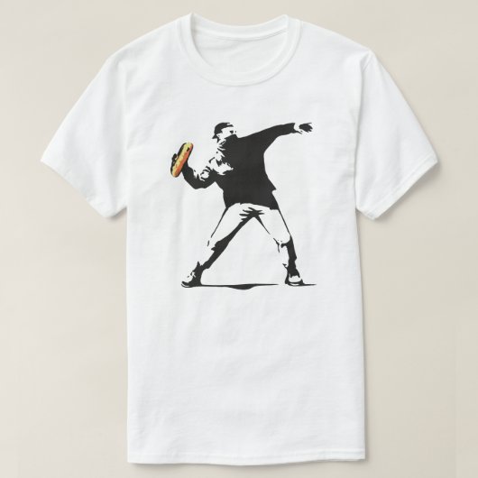 T-shirt The Sandwich Guy Free DC Sandwich Thrower (Design devant)