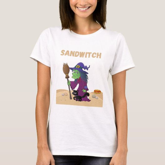 T-shirt The "sandWITCH" (Devant)