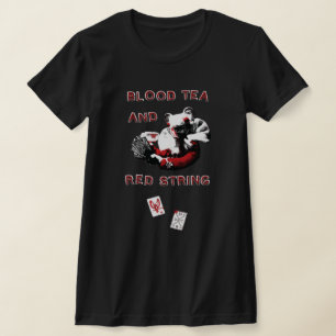 T-shirt Thé Sang et Corde Rouge - Slim pour femmes