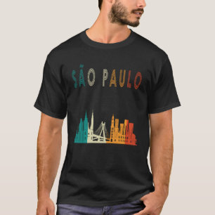 T-shirt Thé São Paulo style les années 70 80s rétro vintag