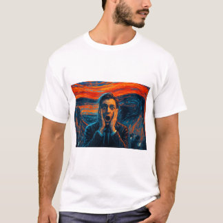 T-shirt The Scream Réinventé – Expression Audacieuse pour