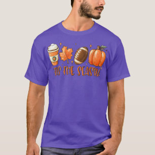 T-shirt The Season Foot Coffee Pumkin Autumn