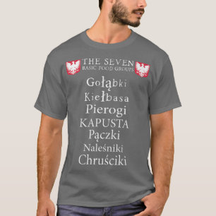 T-shirt The Seven Basic Food Groups