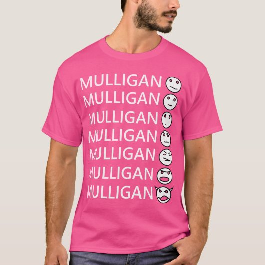 T-shirt The Seven Faces Of Mulligan Magic (Devant)