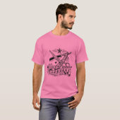 T-shirt The Sharp Edge | Graphisme éclair de barbier d'anc (Devant entier)