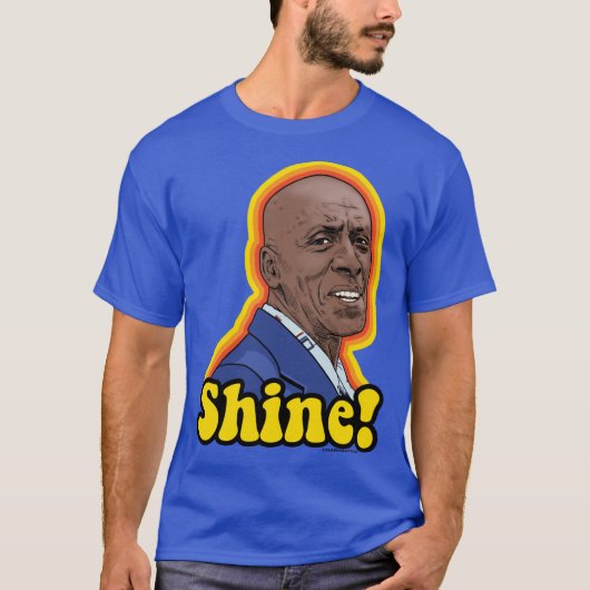T-shirt The Shining Dick Hallorann Shine Sticker Retro sun (Devant)