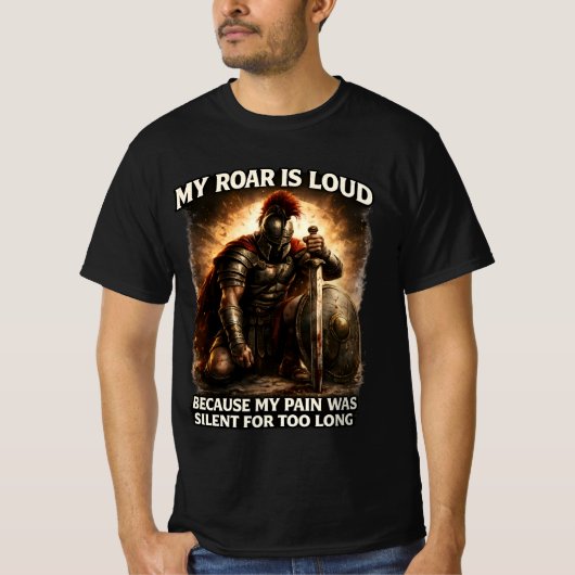 T-shirt The Silent Warrior: Resilience and Strength (Devant)