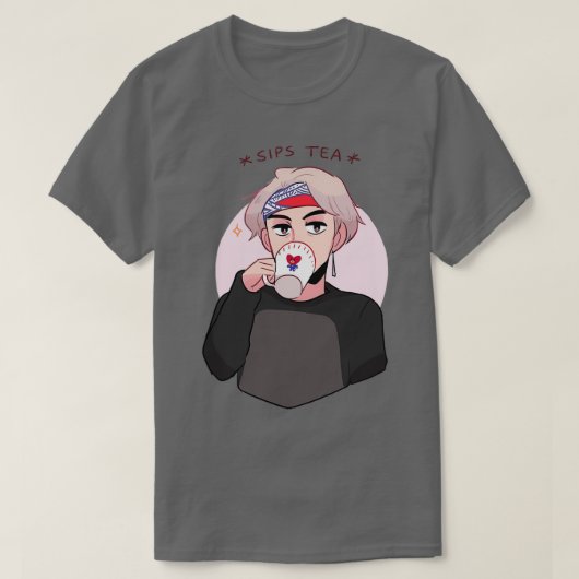 T-SHIRT THÉ SIPPIN MIC DROP V (Design devant)