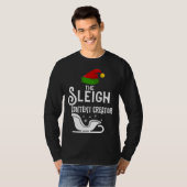 T-shirt The Sleigh Content Creator Christmas Holidays  Wor (Devant entier)