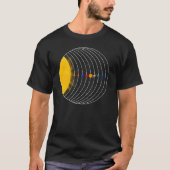 T-shirt The Solar system (Devant)