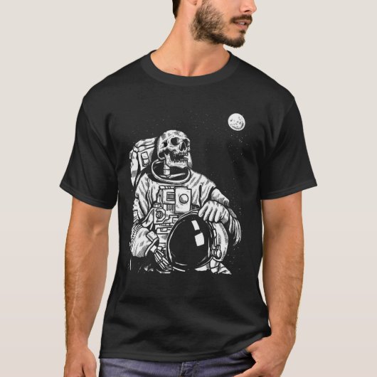 T-shirt The Space Man Is Lost (Devant)