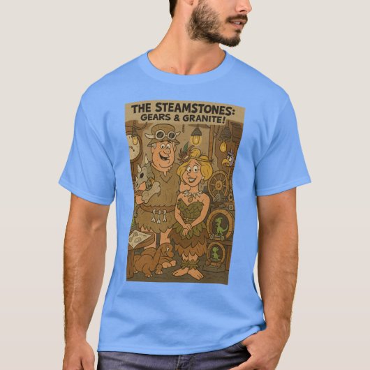 T-shirt The Steamstones boy friend (Devant)