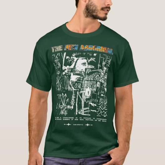 T-shirt THE STROKESHE NEW ABNORMAL rétro (Devant)