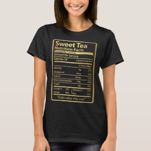 T-shirt Thé sucré nutritif Nourriture pour Thanksgiving