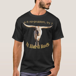 T-shirt Thé taureau longhorn avec cornes de 2ft