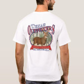 T-shirt The Texas Outfitters Whitetail Buck OVAL (Dos)