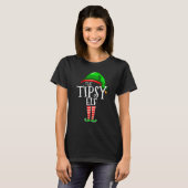 T-shirt The Tipsy Elf Family Matching Group Christmas   Dr (Devant entier)