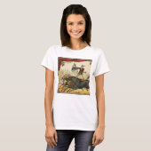 T-shirt The Two Horse Act, Circus Performance, vers 1874. (Devant entier)