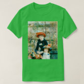 T-shirt The Two Sisters On The Terrace by PierreAuguste Re (Design devant)