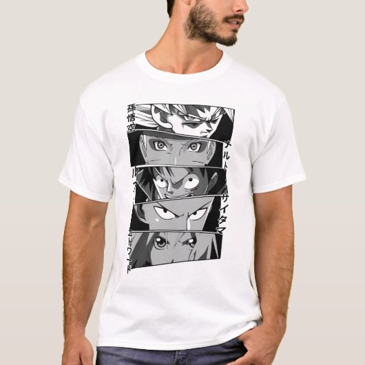 T-shirt The Ultimate Anime Legends Of All Time (Devant)