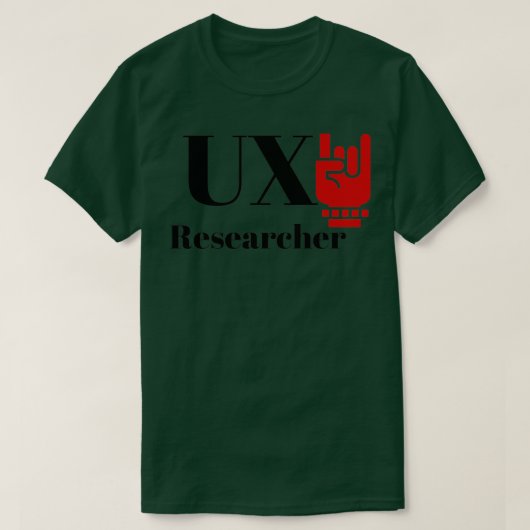 T-shirt The UX Researcher (Design devant)